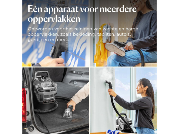 BISSELL SpotClean HydroSteam - Tapijtreiniger - Stoomfunctie – foto 5 – kavel bij XL Auctions