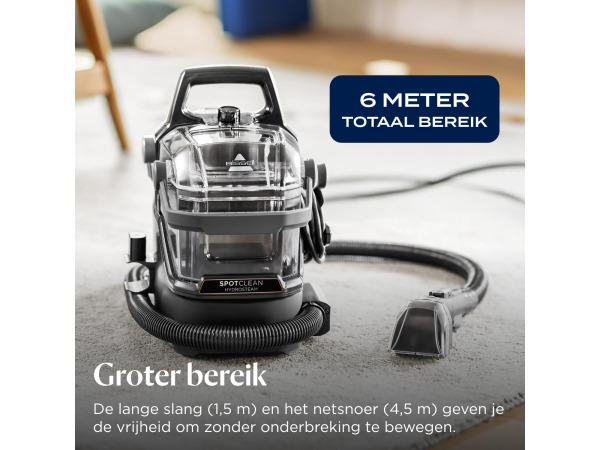 BISSELL SpotClean HydroSteam - Tapijtreiniger - Stoomfunctie – foto 6 – kavel bij XL Auctions