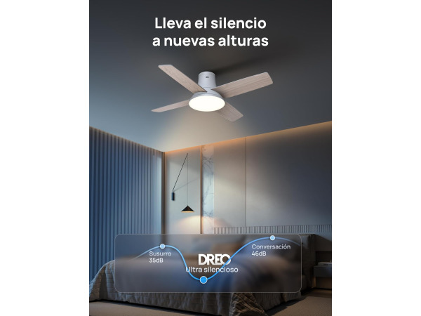 Dreo plafondventilator met verlichting - LED - App – foto 4 – kavel bij XL Auctions