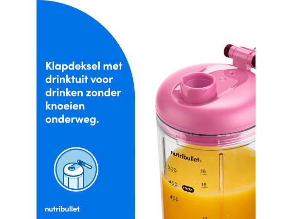 Nutribullet Flex - 650ml - Blender met Drinkdeksel - USB-C – foto 6 – kavel bij XL Auctions
