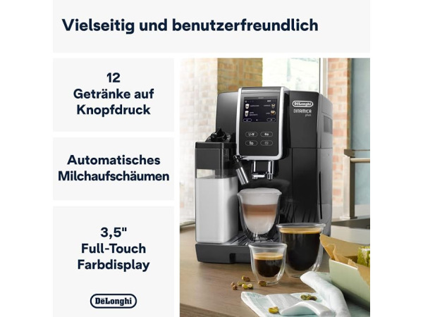 De'Longhi Dinamica Plus ECAM 370.70.B volautomatische koffie – foto 2 – kavel bij XL Auctions