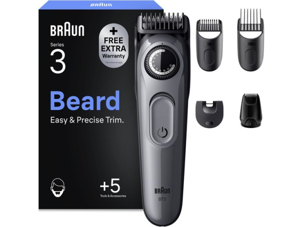 Braun Baardtrimmer Series 3 BT3560 +5 Tools - Scherp 