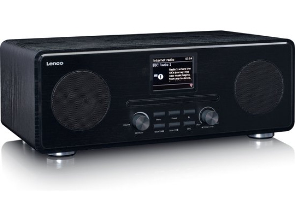 Lenco DIR-261BK - Internet/DAB+ FM Radio met CD en Bluetooth