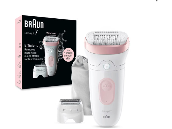 Braun Silk·épil 7 - Epilator met Ladyshave opzetstuk - Wit – foto 2 – kavel bij XL Auctions