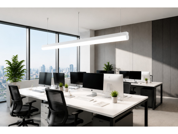 2x Lineaire LED Hanglamp 40W – 3CCT – Wit – AVENUE – kavel bij XL Auctions
