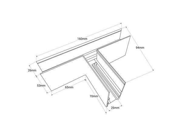 4x T-Connector voor Opbouw Magnetische Rail – Horizontaal – foto 4 – kavel bij XL Auctions