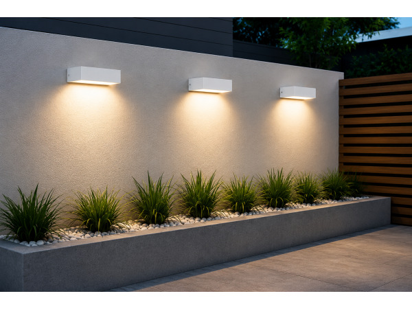 6x LED Buitenwandlamp – 9W – 4200K – Wit – IP65 – ANDIZ