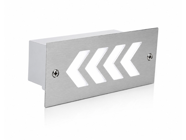 6x LED Trapverlichting 3W – 6400K Koud Wit – IP54 – BERIL – foto 2 – kavel bij XL Auctions
