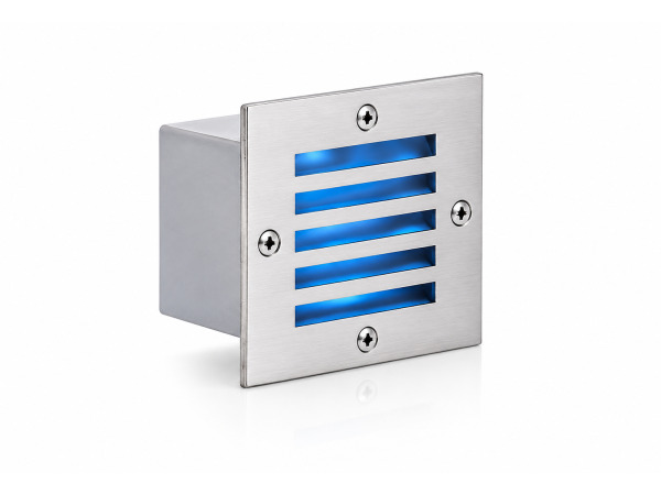 6x LED Trapverlichting 3W – Blauw – IP54 – AKIK – foto 2 – kavel bij XL Auctions