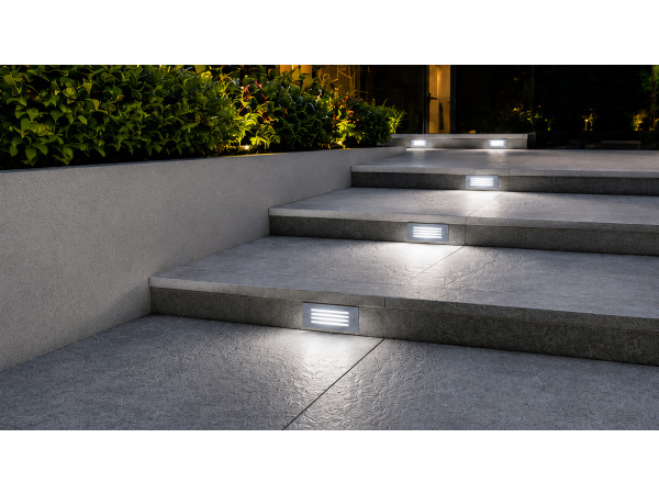 6x LED Trapverlichting 3W – 6400K Koud Wit – IP54 – OLTU – foto 5 – kavel bij XL Auctions