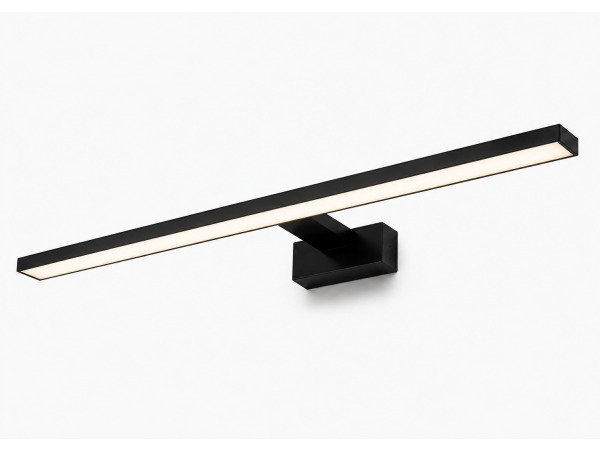 2x LED Spiegel-/Schilderijlamp 12W – Zwart – LEYLEK-12 – foto 2 – kavel bij XL Auctions