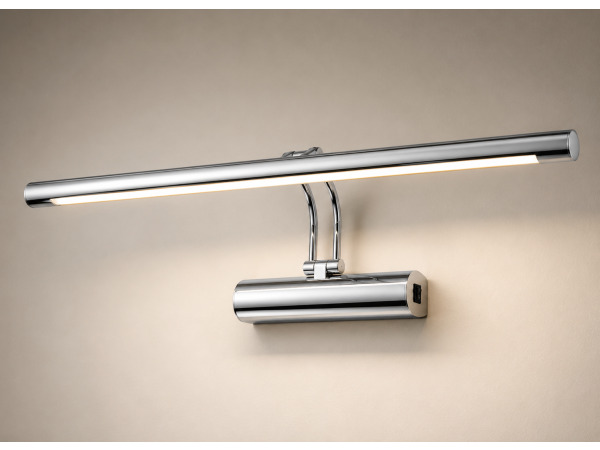 2x LED Spiegel-/Schilderijlamp 12W – Chroom – ANKA-12 – foto 2 – kavel bij XL Auctions