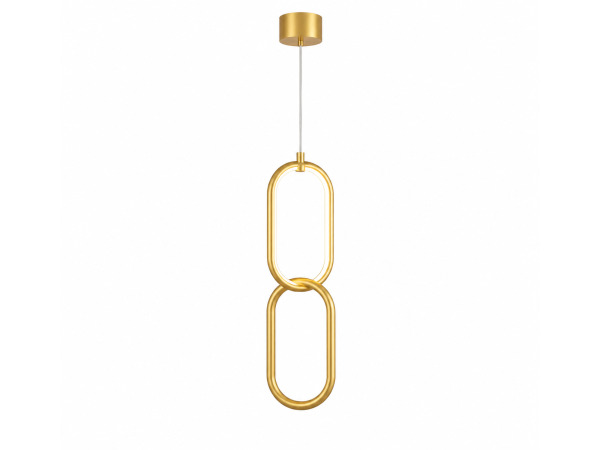 LED Hanglamp 12W – 4000K – Goud – IP20 – SANTANA