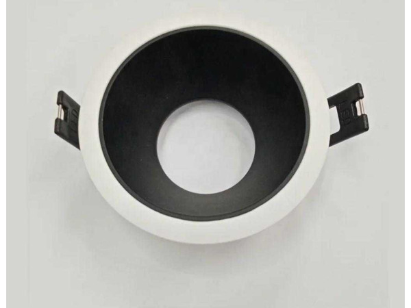 50x Downlight Houder – GU10 – Zwart/Wit – IP20 – foto 2 – kavel bij XL Auctions