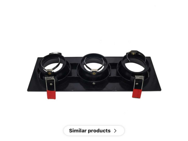 10x Downlight Houder – Kantelbaar – GU10 – Zwart – EP-3 – foto 4 – kavel bij XL Auctions