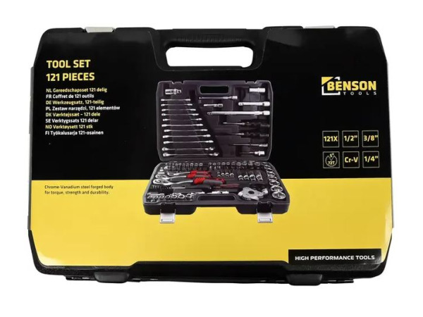 Benson Gereedschapset 121-delig – foto 2 – kavel bij XL Auctions