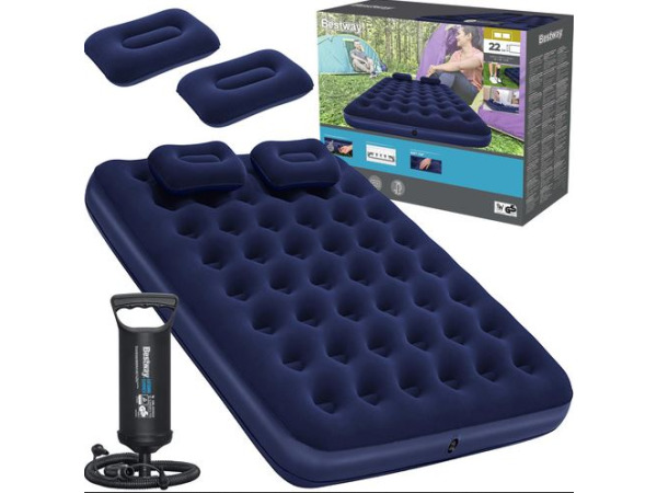 BESTWAY Dubbele matras met pomp – foto 2 – kavel bij XL Auctions