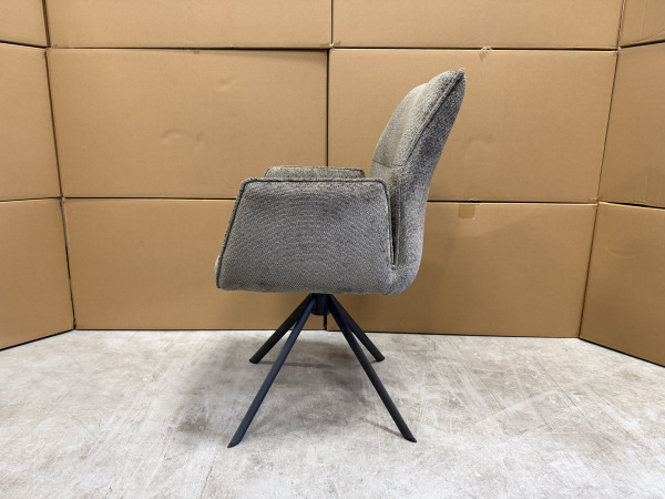 Eetkamerstoel Mellow (set van 6) - Stof - Taupe – foto 2 – kavel bij XL Auctions