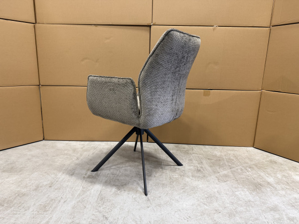 Eetkamerstoel Mellow (set van 6) - Stof - Taupe – foto 3 – kavel bij XL Auctions