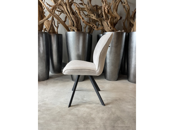 Eetkamerstoel Vale (set van 8) weefstof-natural – foto 4 – kavel bij XL Auctions