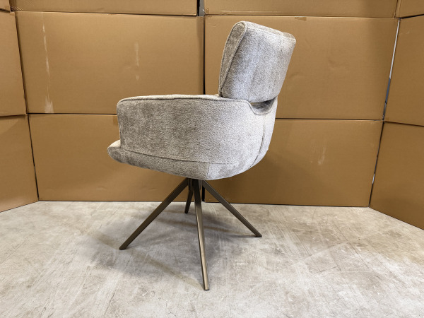 Eetkamerstoel botanic (set van 6) - Stof - Liver – foto 3 – kavel bij XL Auctions
