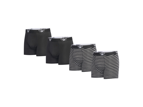 Cappuccino Italia 4-Pack Boxers Zwart Gestreept - S – kavel bij XL Auctions