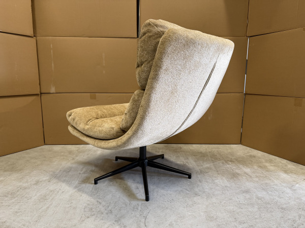 Fauteuil Loma (Set van 2) - Draaibaar - Weefstof - Bruin – foto 2 – kavel bij XL Auctions