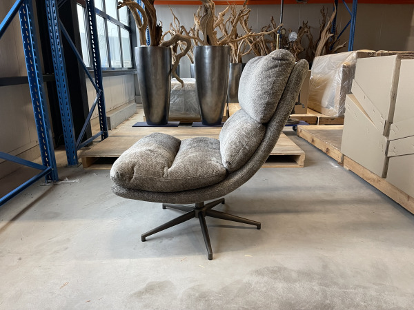 Fauteuil Comfy - Draaibaar - Stof - Taupe – foto 3 – kavel bij XL Auctions