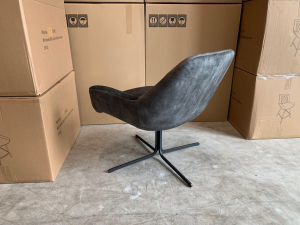 Fauteuil Risto 360 - Velours - Draaibaar - Velvet - Groen – foto 3 – kavel bij XL Auctions