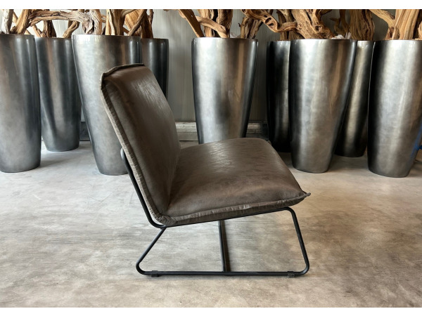 Fauteuil Casper - Design - Lounge - Stof - Grijs – foto 3 – kavel bij XL Auctions