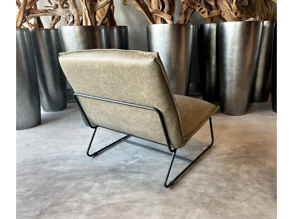 Fauteuil Casper (2 stuks) Lounge - Stof - Groen - Olijf – foto 3 – kavel bij XL Auctions