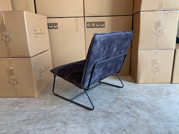 Fauteuil Casper (2 stuks) - Velours - Velvet - Antraciet – foto 2 – kavel bij XL Auctions