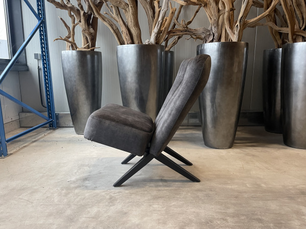 Fauteuil Denvi (2 stuks) - Velours - Velvet - Groen - Hunter – foto 2 – kavel bij XL Auctions