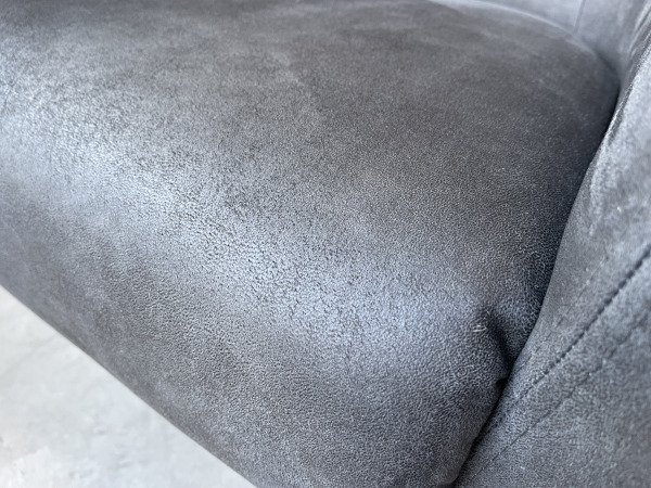 Fauteuil Arsenie -Draaibaar – Microleder - Grijs - Antraciet – foto 2 – kavel bij XL Auctions