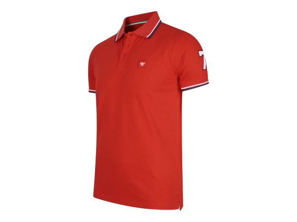 Cappuccino Italia Polo Applique Pique - Rood - M – foto 2 – kavel bij XL Auctions