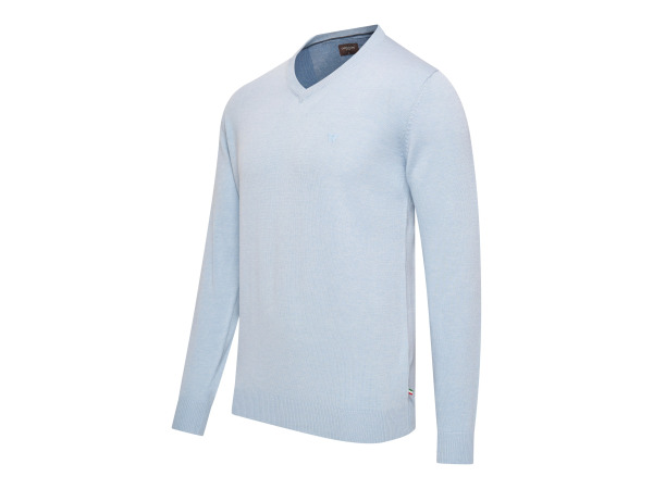 Cappuccino Italia Salerno Pullover Ice Blauw - L – kavel bij XL Auctions