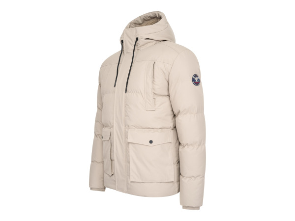 Cappuccino Italia Moorland winterjas met capuchon beige - M – foto 2 – kavel bij XL Auctions