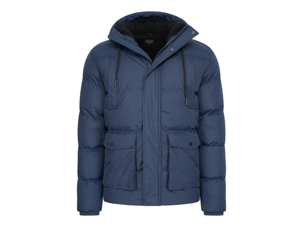 Cappuccino Italia Moorland winterjas met capuchon navy - XXL – kavel bij XL Auctions