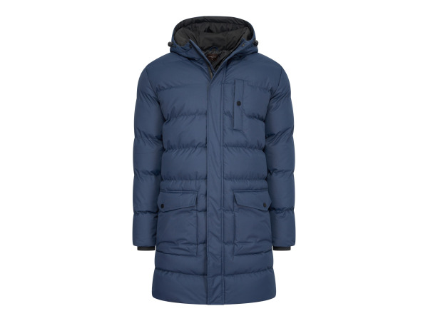 Cappuccino Italia lange winterjas met capuchon navy - S – kavel bij XL Auctions
