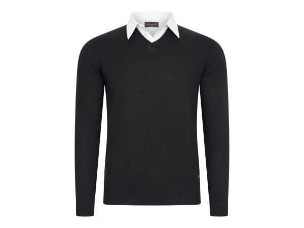 Cappuccino Italia Mock Pullover Zwart - L – kavel bij XL Auctions