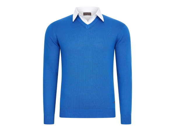 Cappuccino Italia Mock Pullover Royal - XXL – kavel bij XL Auctions