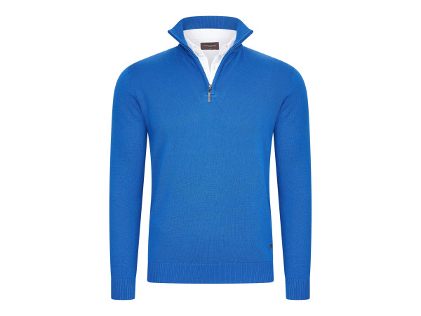 Cappuccino Italia Mock Zip Pullover Royal - XXL – kavel bij XL Auctions