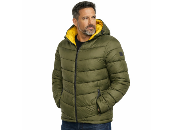 Cappuccino Italia Hooded Puffer Jacket Army - XXL – foto 3 – kavel bij XL Auctions