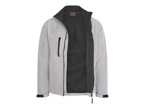 Cappuccino Italia Softshell Zip Jacket Grijs - L – foto 2 – kavel bij XL Auctions