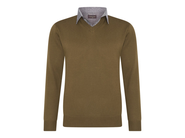 Cappuccino Italia Mock Pullover Bruin - M – kavel bij XL Auctions