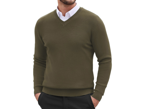 Cappuccino Italia Mock Pullover Groen - M – foto 2 – kavel bij XL Auctions