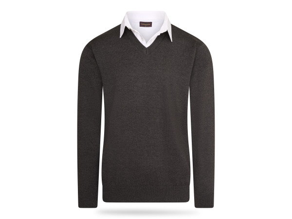 Cappuccino Italia Mock Pullover Antraciet - M – kavel bij XL Auctions