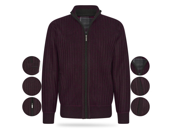 Cappuccino Italia Bounded Jacket Burgundy - S – foto 2 – kavel bij XL Auctions