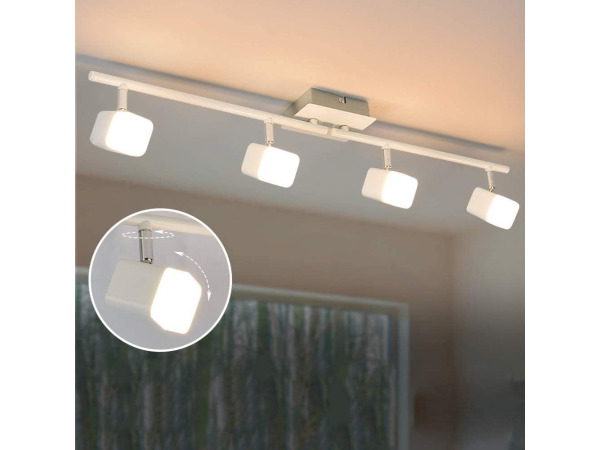 Led-plafondspot met 4 spots – kavel bij XL Auctions