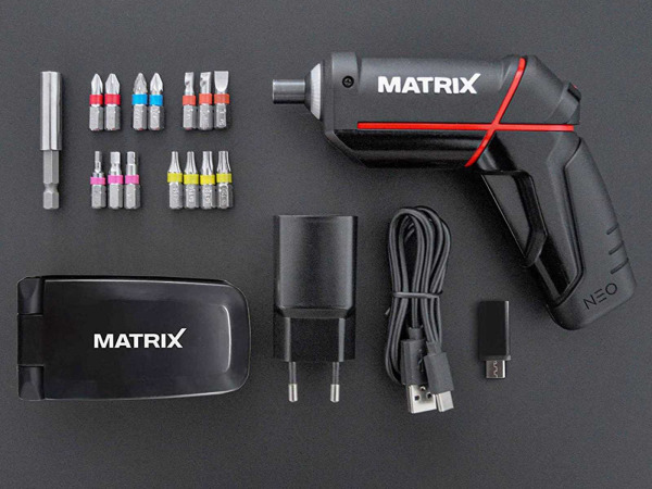 Matrix 2-delige accuboor-en schroefboormachine set – foto 5 – kavel bij XL Auctions